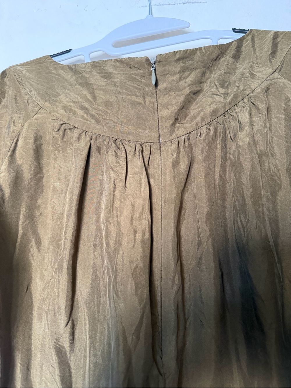 100% Silk Embellished Mini Shift Dress Size 16 - Picture 7 of 16